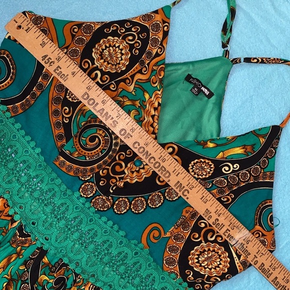 FASHION NOVA Holy Slit sleeveless maxi dress adjustable spaghetti straps size XL - Picture 14 of 16